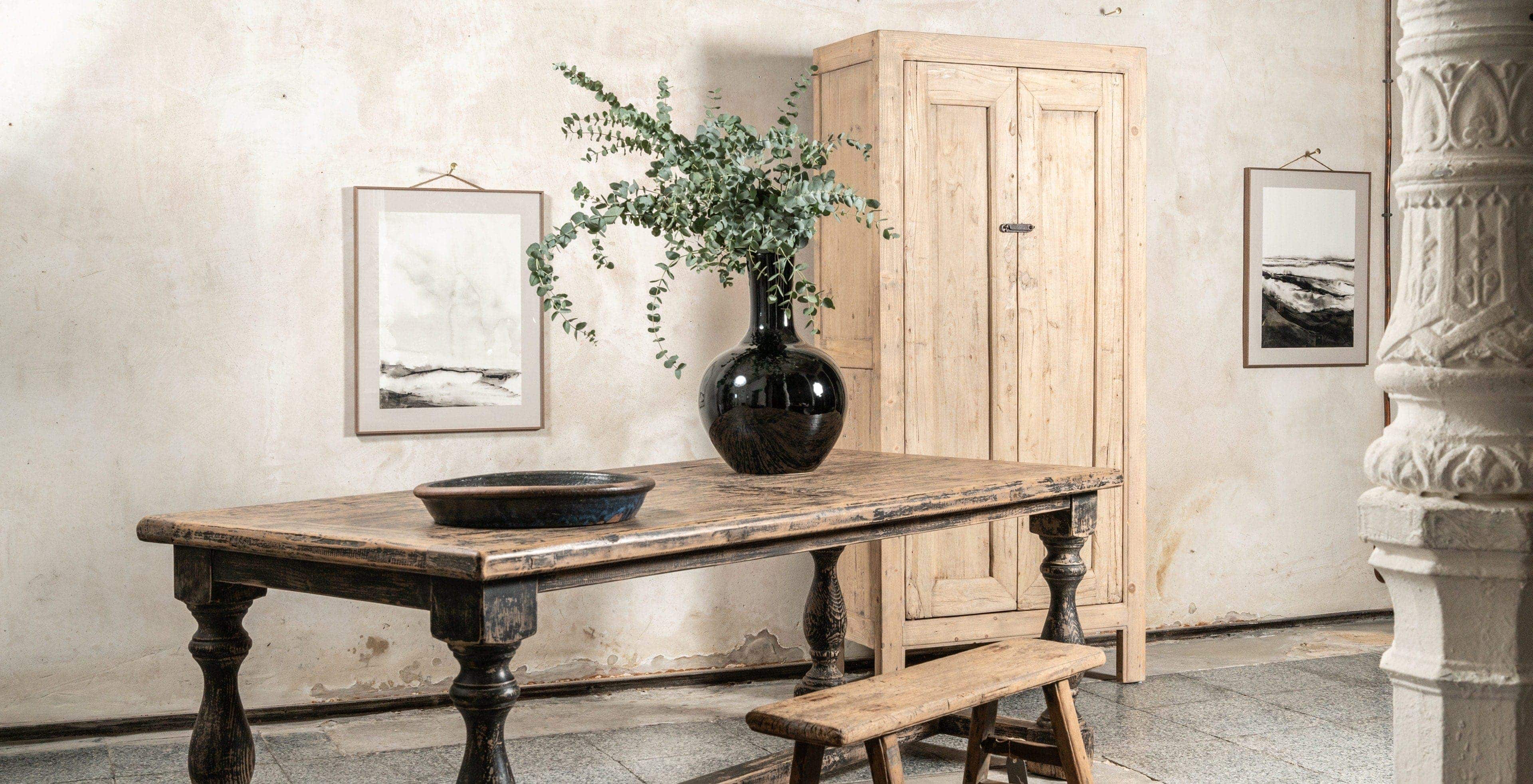 Muebles y decoración de estilo vintage