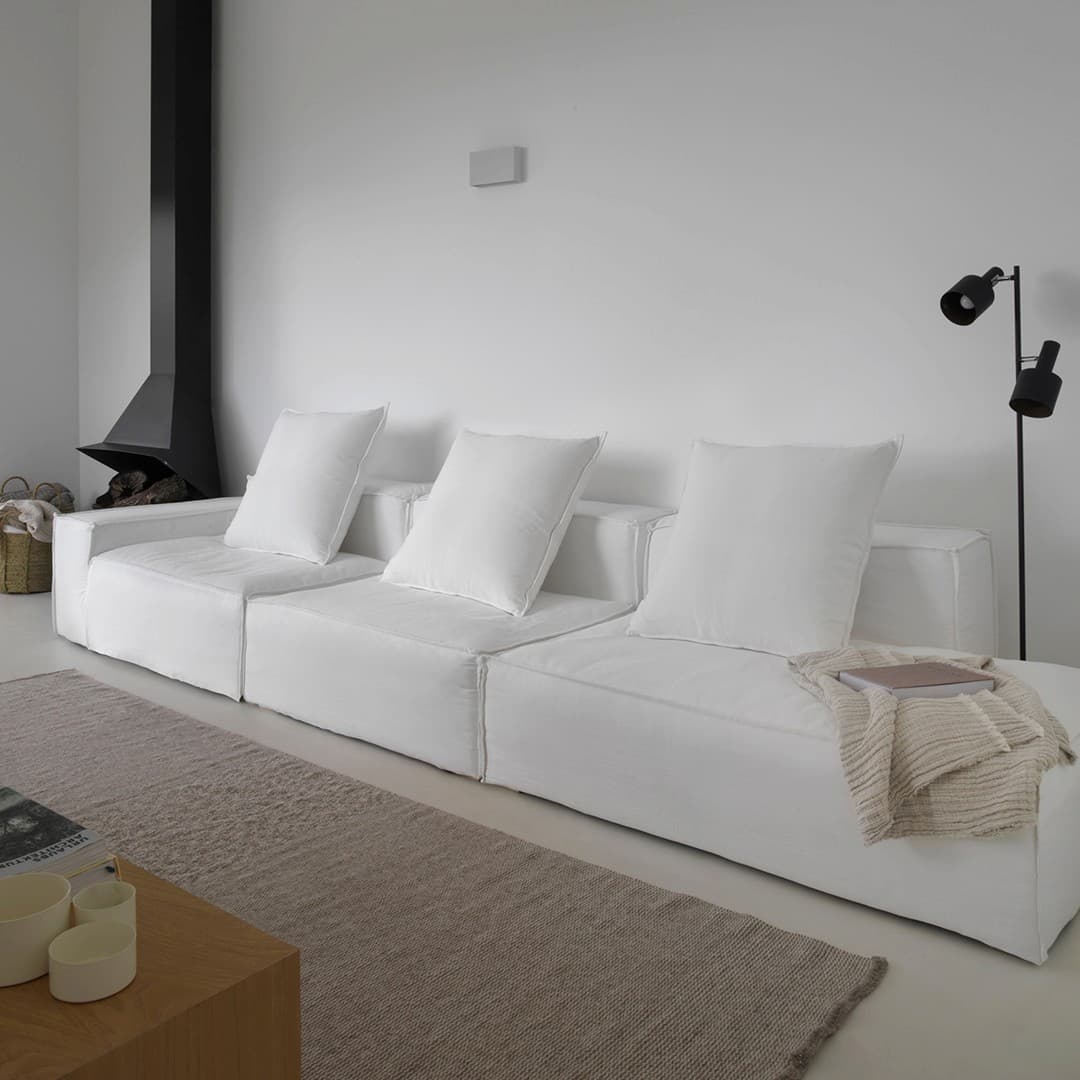 decorar salones con sofás XL